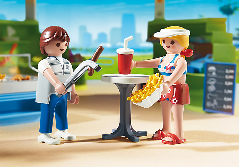 Игровой набор из серии «Аквапарк» - Магазин летних товаров с закусочной  